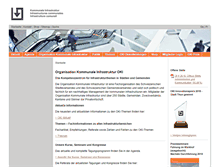 Tablet Screenshot of kommunale-infrastruktur.ch